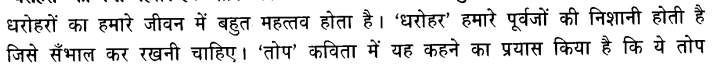 Chapter Wise Important Questions CBSE Class 10 Hindi B - तोप 9a