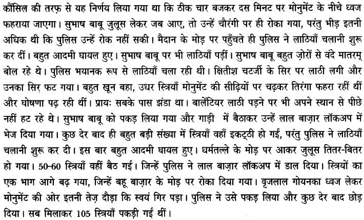 Chapter Wise Important Questions CBSE Class 10 Hindi B - डायरी का एक पन्ना 6a