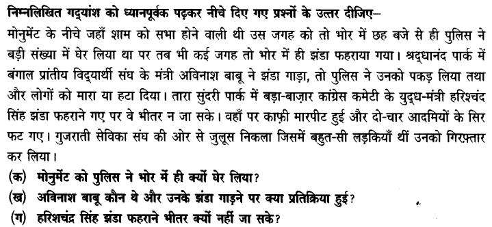 Chapter Wise Important Questions CBSE Class 10 Hindi B - डायरी का एक पन्ना 15
