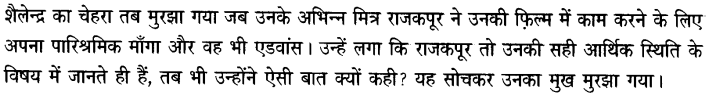 Chapter Wise Important Questions CBSE Class 10 Hindi B - तीसरी कसम के शिल्पकार शैलेंद्र 1a