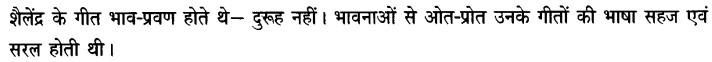 Chapter Wise Important Questions CBSE Class 10 Hindi B - तीसरी कसम के शिल्पकार शैलेंद्र 5a