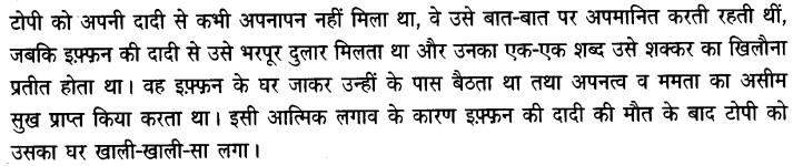 Chapter Wise Important Questions CBSE Class 10 Hindi B - टोपी शुक्ला 23a
