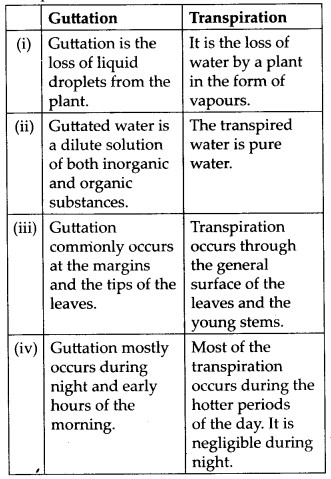 NCERT Solutions For Class 11 Biology Transport in Plants Q16.9