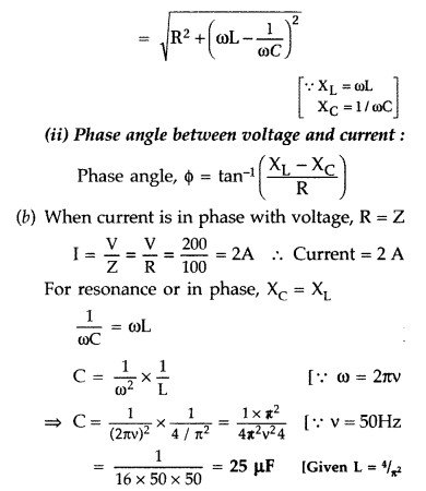 Important Questions for Class 12 Physics Chapter 7 Alternating Current Class 12 Important Questions 97