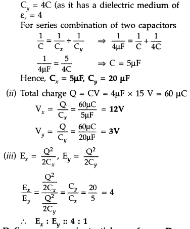 Important Questions for Class 12 Physics Chapter 2 Electrostatic Potential and Capacitance Class 12 Important Questions 101