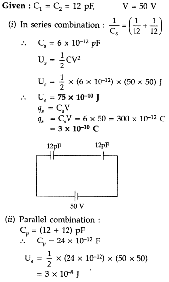 Important Questions for Class 12 Physics Chapter 2 Electrostatic Potential and Capacitance Class 12 Important Questions 114