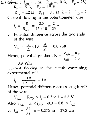 Important Questions for Class 12 Physics Chapter 3 Current Electricity Class 12 Important Questions 203