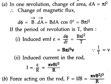 Important Questions for Class 12 Physics Chapter 6 Electromagnetic Induction Class 12 Important Questions 80