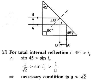 Important Questions for Class 12 Physics Chapter 9 Ray Optics and Optical Instruments Class 12 Important Questions 69