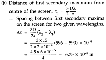 Important Questions for Class 12 Physics Chapter 10 Wave Optics Class 12 Important Questions 63
