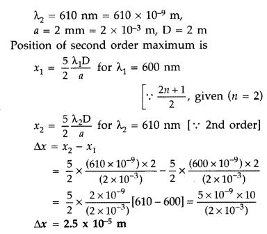 Important Questions for Class 12 Physics Chapter 10 Wave Optics Class 12 Important Questions 101