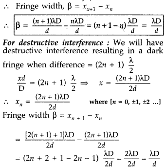 Important Questions for Class 12 Physics Chapter 10 Wave Optics Class 12 Important Questions 109