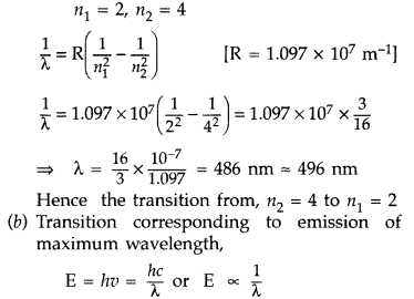 Important Questions for Class 12 Physics Chapter 12 Atoms Class 12 Important Questions 21
